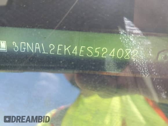 2014 Chevrolet Captiva Sport LS z VIN 3GNAL2EK4ES524082, wystawiony jako IAAI lot #42820809 z przebiegiem 148 586 mil mil oraz . Historia ofert i sprzedaży dostępna na DreamBid. Obrazek 9.