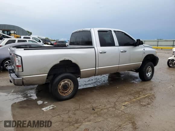 2007 Dodge 2500 SLT with VIN 3D7KS28A07G822708, listed as a Copart auction lot 68287955 with 309,885 mi miles and Salvage title. Bid and sale history available at DreamBid. Image 3.
