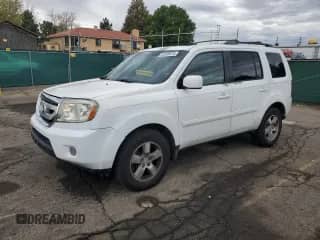 2011 Honda Pilot EX-L with VIN 5FNYF3H51BB016473, listed as a Copart auction lot 80398975 with 170,969 mi miles and Salvage title. Bid and sale history available at DreamBid. Image 1.