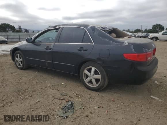 2005 Honda Accord EX-L with VIN 1HGCM558X5A118945, listed as a Copart auction lot 65771015 with 201,851 mi miles and Salvage title. Bid and sale history available at DreamBid. Image 2.