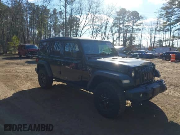 2022 Jeep Wrangler Unlimited Sport с VIN 1C4HJXDN6NW132859, выставлен на аукционе IAAI как лот 41362657 с пробегом 40 066 миль миль и . История ставок и продаж доступна на DreamBid. Изображение 1.