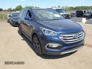 2018 Hyundai Santa Fe Ultimate with VIN 5XYZW4LA2JG548398, listed as a IAAI auction lot 43114685 with 97,256 mi miles and . Bid and sale history available at DreamBid. Image 1.