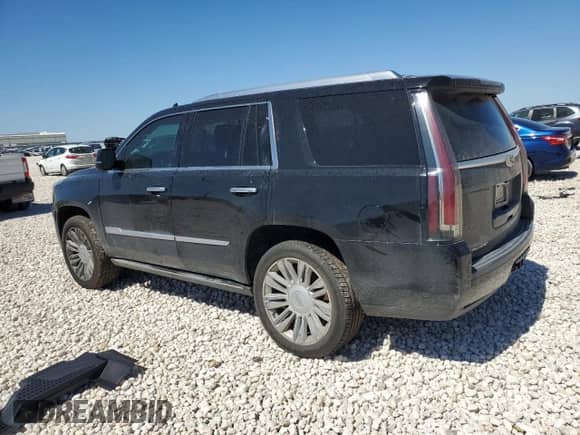 2018 Cadillac Escalade Platinum with VIN 1GYS4DKJXJR220277, listed as a Copart auction lot 48487265 with 96,642 mi miles and Clean title. Bid and sale history available at DreamBid. Image 2.