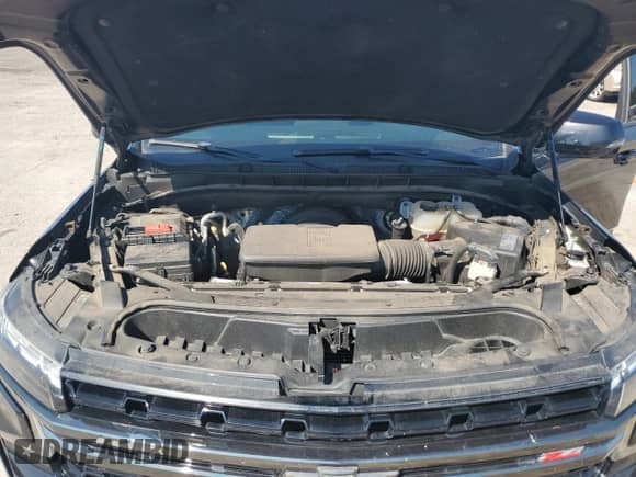 2021 Chevrolet Tahoe Z71 with VIN 1GNSKPKD5MR179091, listed as a Copart auction lot 71183825 with 81,376 mi miles and Salvage title. Bid and sale history available at DreamBid. Image 12.