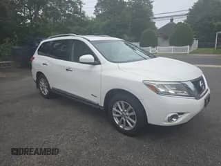2014 Nissan Pathfinder Platinum Hybrid с VIN 5N1CR2MM0EC653814, выставлен на аукционе Copart как лот 61651985 с пробегом 156 604 миль миль и Чистый • Clean title. История ставок и продаж доступна на DreamBid. Изображение 1.