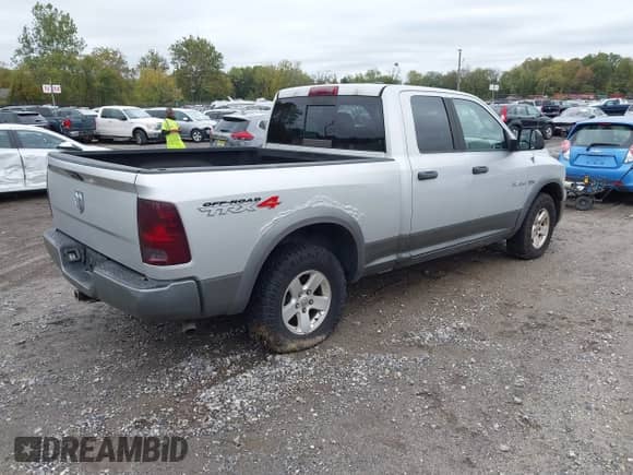 2010 Dodge 1500 SLT with VIN 1D7RV1GT2AS251662, listed as a IAAI auction lot 43454921 with 122,924 mi miles and . Bid and sale history available at DreamBid. Image 4.