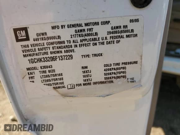 2006 Chevrolet Silverado 3500 SRW LT with VIN 1GCHK33206F137229, listed as a Copart auction lot 73713814 with 230,412 mi miles and Salvage title. Bid and sale history available at DreamBid. Image 13.