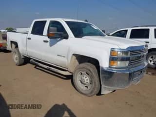 2015 Chevrolet Silverado 2500HD Work Truck with VIN 1GC1CUEG6FF672496, listed as a IAAI auction lot 41505974 with Not provided miles and . Bid and sale history available at DreamBid. Image 1.