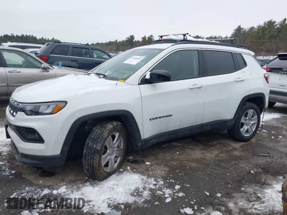 2022 Jeep Compass Altitude с VIN 3C4NJDBB5NT217529, выставлен на аукционе IAAI как лот 41508109 с пробегом 32 959 миль миль и . История ставок и продаж доступна на DreamBid. Изображение 14.