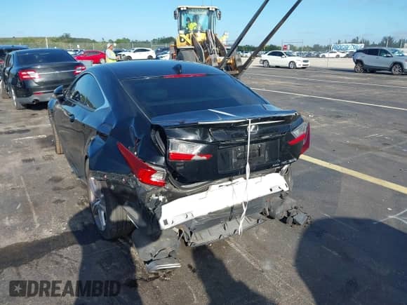 2015 Lexus RC 350 F Sport with VIN JTHSE5BC9F5001706, listed as a IAAI auction lot 43344575 with 67,019 mi miles and . Bid and sale history available at DreamBid. Image 6.