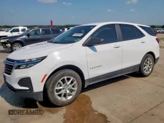 2024 Chevrolet Equinox LS с VIN 3GNAXHEG3RL144539, выставлен на аукционе Copart как лот 67926265 с пробегом 33 954 миль миль и Чистый • Clean title. История ставок и продаж доступна на DreamBid. Изображение 1.