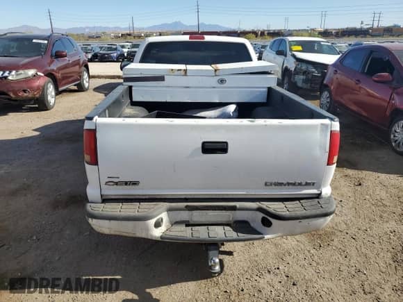 1999 Chevrolet S-10 LS with VIN 1GCCS1441XK152846, listed as a Copart auction lot 54203455 with 176,229 mi miles and Salvage title. Bid and sale history available at DreamBid. Image 6.
