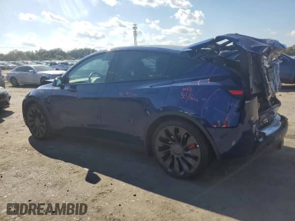 2022 Tesla Model Y Performance с VIN 7SAYGDEF4NF534262, выставлен на аукционе Copart как лот 81116955 с пробегом 40 909 миль миль и Списание • Salvage title. История ставок и продаж доступна на DreamBid. Изображение 2.