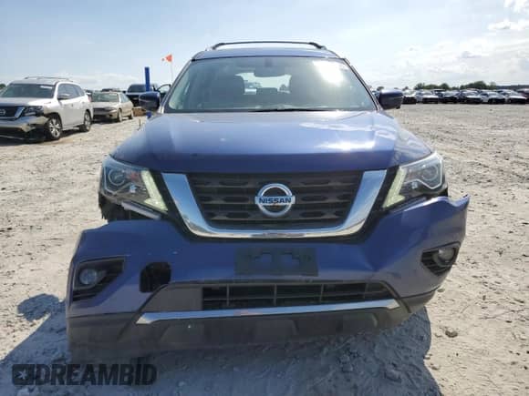 2017 Nissan Pathfinder Platinum with VIN 5N1DR2MM9HC657224, listed as a Copart auction lot 57151995 with 67,396 mi miles and Salvage title. Bid and sale history available at DreamBid. Image 5.
