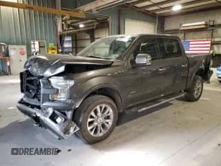 2017 Ford F-150 Lariat с VIN 1FTEW1EG6HKC34062, выставлен на аукционе Copart как лот 81970305 с пробегом 142 390 миль миль и Списание • Salvage title. История ставок и продаж доступна на DreamBid. Изображение 1.