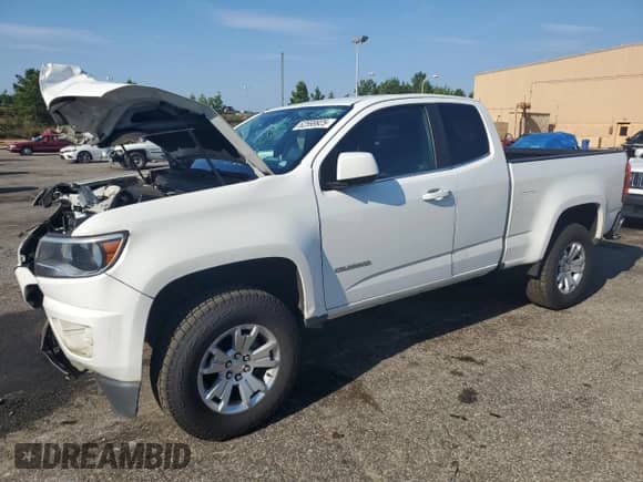 2020 Chevrolet Colorado 2WD LT with VIN 1GCHSCEA0L1189229, listed as a Copart auction lot 62599925 with 86,363 mi miles and Salvage title. Bid and sale history available at DreamBid. Image 1.