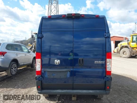 2023 Ram ProMaster Cargo with VIN 3C6LRVBG1PE599526, listed as a IAAI auction lot 41910156 with 1,504 mi miles and . Bid and sale history available at DreamBid. Image 17.