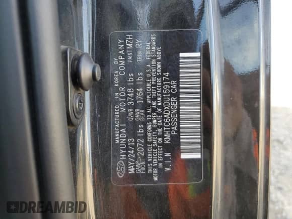 2013 Hyundai Veloster w/Black Int с VIN KMHTC6ADXDU159174, выставлен на аукционе Copart как лот 67471915 с пробегом 146 394 миль миль и Списание • Salvage title. История ставок и продаж доступна на DreamBid. Изображение 12.