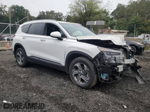 2023 Hyundai Santa Fe SEL with VIN 5NMS24AJXPH605980, listed as a Copart auction lot 84439185 with 26,348 mi miles and Salvage title. Bid and sale history available at DreamBid. Image 4.