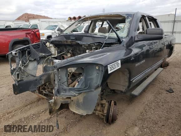 2006 Dodge 3500 Laramie with VIN 3D7LX39CX6G207710, listed as a Copart auction lot 50928795 with Not provided miles and Salvage title. Bid and sale history available at DreamBid. Image 1.