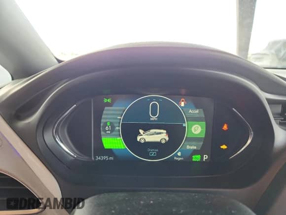 2020 Chevrolet Bolt EV Premier with VIN 1G1FZ6S0XL4126307, listed as a Copart auction lot 89676825 with 34,395 mi miles and Salvage title. Bid and sale history available at DreamBid. Image 9.
