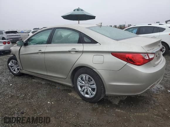 2011 Hyundai Sonata GLS with VIN 5NPEB4AC4BH024209, listed as a Copart auction lot 86537775 with 154,827 mi miles and Salvage title. Bid and sale history available at DreamBid. Image 2.