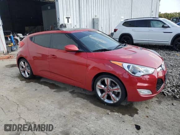 2013 Hyundai Veloster w/Black Int z VIN KMHTC6AD5DU088630, wystawiony jako Copart lot #80093115 z przebiegiem 76 327 mil mil oraz Szkoda całkowita • Salvage title. Historia ofert i sprzedaży dostępna na DreamBid. Obrazek 4.