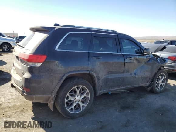 2018 Jeep Grand Cherokee Sterling with VIN 1C4RJFBT4JC220580, listed as a Copart auction lot 44012815 with 96,438 mi miles and Salvage title. Bid and sale history available at DreamBid. Image 3.