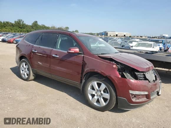 2016 Chevrolet Traverse LT with VIN 1GNKRGKD9GJ210390, listed as a Copart auction lot 72054495 with Not provided miles and Salvage title. Bid and sale history available at DreamBid. Image 4.