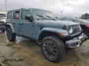 2025 Jeep Wrangler Sahara with VIN 1C4RJXP6XSW586133, listed as a Copart auction lot 69372395 with Not provided miles and Clean title. Bid and sale history available at DreamBid. Image 4.