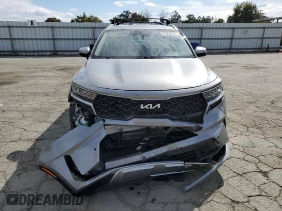 2023 Kia Sorento EX with VIN KNDRHDLG7P5163712, listed as a Copart auction lot 81903415 with 26,396 mi miles and Salvage title. Bid and sale history available at DreamBid. Image 5.