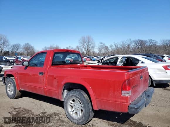 2003 Dodge Dakota with VIN 1D7FL16X93S294055, listed as a Copart auction lot 45954825 with 99,816 mi miles and Salvage title. Bid and sale history available at DreamBid. Image 2.