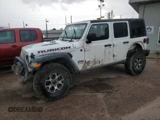 2021 Jeep Wrangler Unlimited Rubicon with VIN 1C4HJXFN8MW723304, listed as a Copart auction lot 68674255 with 69,170 mi miles and Salvage title. Bid and sale history available at DreamBid. Image 1.