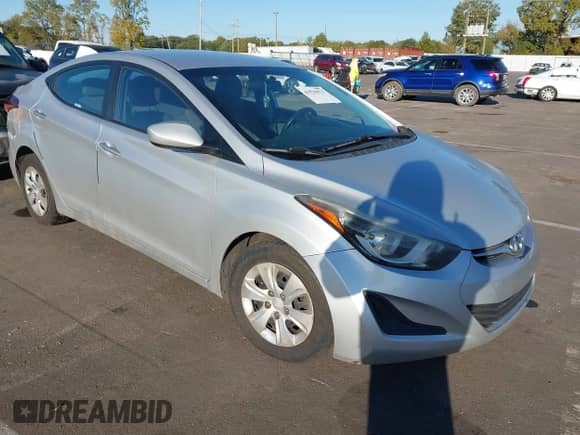2016 Hyundai Elantra SE with VIN 5NPDH4AE8GH703600, listed as a IAAI auction lot 43529023 with Not provided miles and . Bid and sale history available at DreamBid. Image 1.