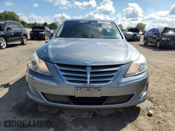 2014 Hyundai Genesis 3.8L with VIN KMHGC4DD4EU262156, listed as a Copart auction lot 80200915 with 131,310 mi miles and Salvage title. Bid and sale history available at DreamBid. Image 5.