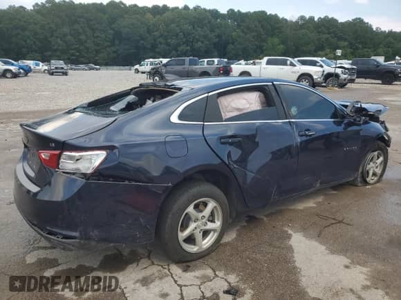 2016 Chevrolet Malibu LS с VIN 1G1ZB5ST4GF304406, выставлен на аукционе Copart как лот 69048515 с пробегом 62 410 миль миль и Списание • Salvage title. История ставок и продаж доступна на DreamBid. Изображение 3.