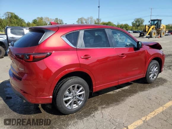 2024 Mazda CX-5 S Preferred z VIN JM3KFBCL7R0410162, wystawiony jako Copart lot #71776505 z przebiegiem 6 431 mil mil oraz Szkoda całkowita • Salvage title. Historia ofert i sprzedaży dostępna na DreamBid. Obrazek 3.