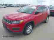 2020 Jeep Compass Sport z VIN 3C4NJCAB9LT250378, wystawiony jako IAAI lot #43165486 z przebiegiem 48 905 mil mil oraz . Historia ofert i sprzedaży dostępna na DreamBid. Obrazek 2.