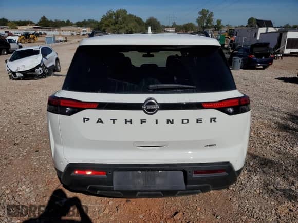 2025 Nissan Pathfinder SV with VIN 5N1DR3BCXSC233672, listed as a Copart auction lot 90380115 with 17,976 mi miles and Clean title. Bid and sale history available at DreamBid. Image 6.