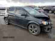 2014 Chevrolet Sonic RS with VIN 1G1JG6SB8E4213563, listed as a Copart auction lot 44655305 with Not provided miles and Salvage title. Bid and sale history available at DreamBid. Image 4.