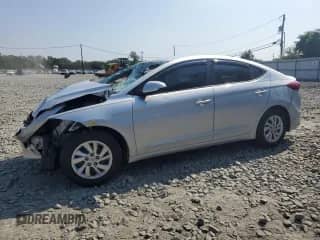 2017 Hyundai Elantra SE with VIN KMHD74LF6HU355131, listed as a Copart auction lot 66358405 with 89,583 mi miles and Salvage title. Bid and sale history available at DreamBid. Image 1.
