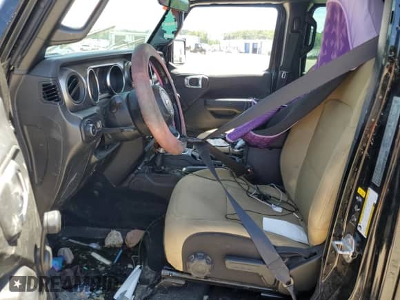 2023 Jeep Wrangler Sport с VIN 1C4HJXDN3PW603272, выставлен на аукционе Copart как лот 65696695 с пробегом 25 218 миль миль и Списание • Salvage title. История ставок и продаж доступна на DreamBid. Изображение 7.