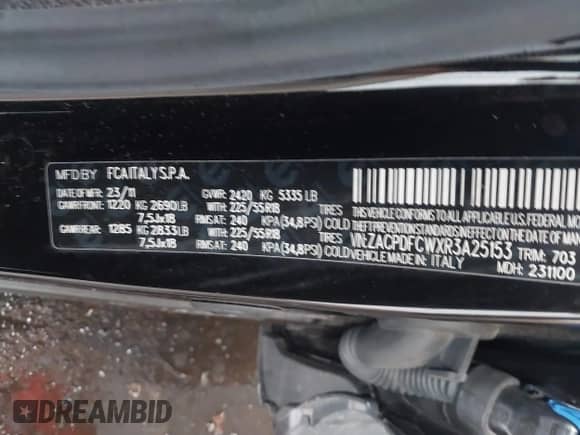 2024 Dodge Hornet R/T с VIN ZACPDFCWXR3A25153, выставлен на аукционе IAAI как лот 40207905 с пробегом 10 705 миль миль и . История ставок и продаж доступна на DreamBid. Изображение 9.