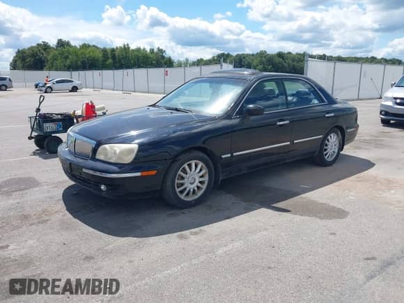 2005 Hyundai XG z VIN KMHFU45E55A423261, wystawiony jako IAAI lot #43083802 z przebiegiem 155 540 mil mil oraz . Historia ofert i sprzedaży dostępna na DreamBid. Obrazek 2.