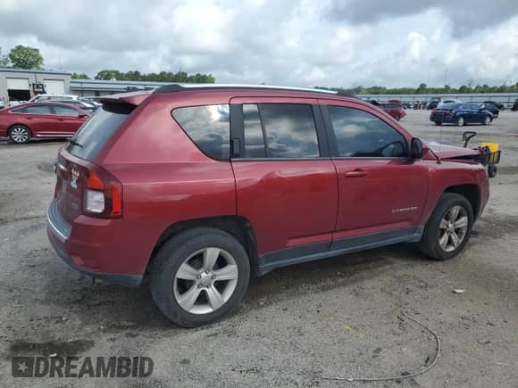 2015 Jeep Compass High Altitude with VIN 1C4NJCEA0FD400115, listed as a Copart auction lot 60698665 with 160,992 mi miles and Salvage title. Bid and sale history available at DreamBid. Image 3.