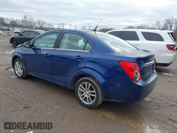 2012 Chevrolet Sonic LT with VIN 1G1JC5SB9C4217138, listed as a IAAI auction lot 41709245 with 181,196 mi miles and . Bid and sale history available at DreamBid. Image 3.