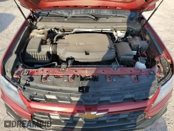 2021 Chevrolet Colorado 2WD Work Truck with VIN 1GCGSBEN6M1226164, listed as a Copart auction lot 82707835 with 34,658 mi miles and Salvage title. Bid and sale history available at DreamBid. Image 11.