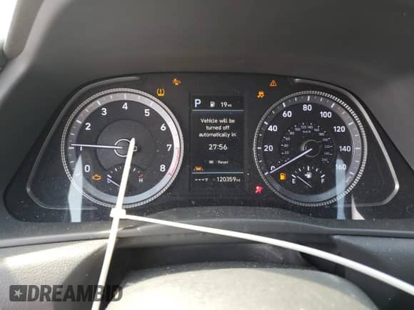 2020 Hyundai Sonata SEL with VIN 5NPEL4JA6LH057094, listed as a Copart auction lot 80544925 with 120,359 mi miles and Salvage title. Bid and sale history available at DreamBid. Image 9.