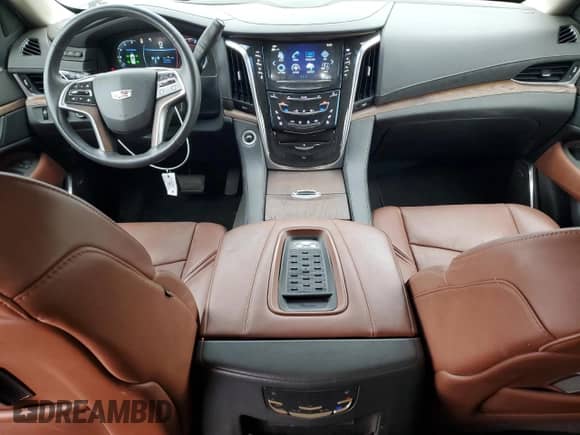 2017 Cadillac Escalade Premium Luxury with VIN 1GYS4CKJXHR230537, listed as a Copart auction lot 69665845 with 54,089 mi miles and Salvage title. Bid and sale history available at DreamBid. Image 8.