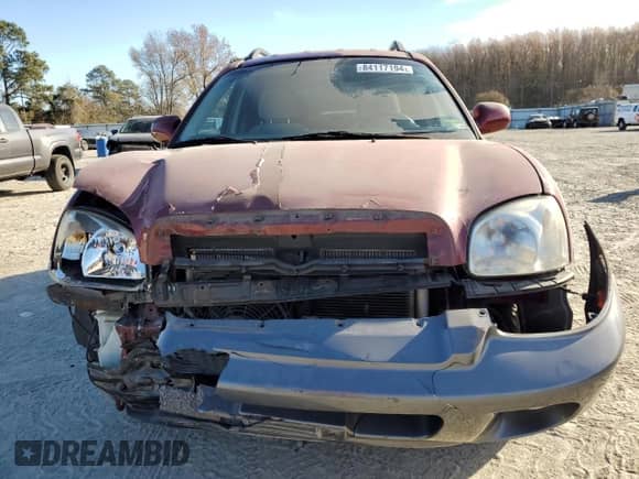 2005 Hyundai Santa Fe GLS z VIN KM8SC13D75U997109, wystawiony jako Copart lot #84117194 z przebiegiem 128 052 mil mil oraz Szkoda całkowita • Salvage title. Historia ofert i sprzedaży dostępna na DreamBid. Obrazek 5.